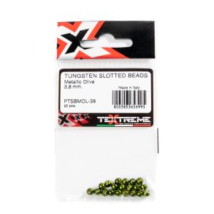 テックストリーム | Textreme - 競技用タングステン スロットビーズ【20個入りパック】