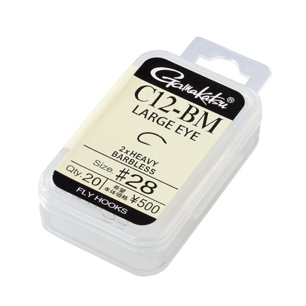 がまかつ | Gamakatsu - バーブレス ドライフライ カーブフック C12-BMラージアイ