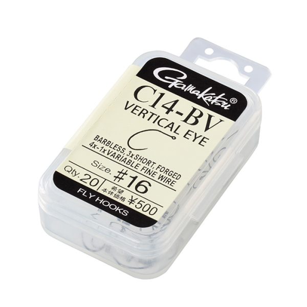 がまかつ | Gamakatsu - バーブレス ドライフライカーブフック C14-BV