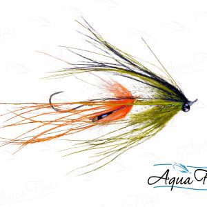 12301jerrysintruderoliveorange Aqua Flies | アクアフライ - ジェリー・フレンチ:イントルーダー【スカジットマスター】