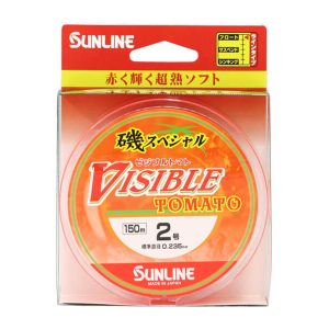 サンライン | Sunline - 磯SP ビジブルトマト 150m HG 【ユーロニンフやウェットフライに便利なインジケーターリーダー】